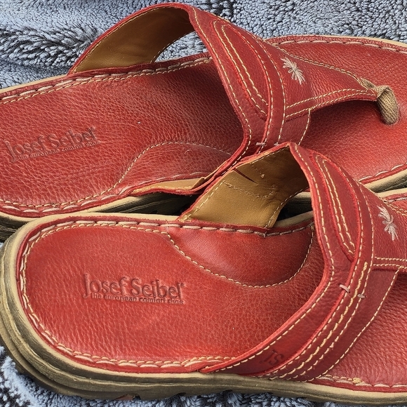 Joseph Seibel Slide On Sandles Sz 12 Or 45 - Picture 4 of 9